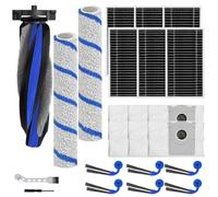Accesorios compatibles para Ecovacs para deebot T90 Pro para omni, incluyendo filtros de cepillo de rodillo, cepillos laterales, almohadillas de fregona, bolsas de polvo (B)