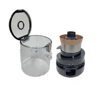 Accesorios Conjunto de contenedor de Basura Taza de contenedor de Polvo Ciclón Negro Repuestos compatibles con aspiradora Jimmy H10 Pro / H10 Flex(Black Cyclone)
