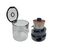 Accesorios Conjunto de contenedor de basura Taza de contenedor de polvo Ciclón negro Repuestos, Compatible con Jimmy, H10 Pro / H10 Flex Aspiradora(Cup and Cyclone)