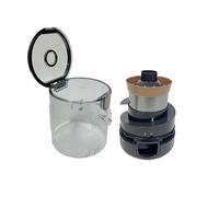 Accesorios Conjunto de cubo de basura Taza de contenedor de polvo Piezas de repuesto ciclónicas negras, Compatible con aspiradora Jimmy, H10 Pro / H10 Flex(Cup and Cyclone)
