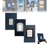 Accesorios creativos para fotografía de ventanas: complementos para encuadrar fotografías de viajes, paisajes al aire libre, fotos de vacaciones y