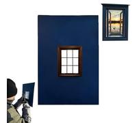 Accesorios creativos para ventanas, accesorios de fotografía versátiles, accesorio para fotografías de viajes, marcos de fotos portátiles para exteriores para tomas de vacaciones en paisajes (#C)