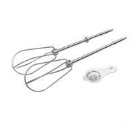 Accesorios de acero inoxidable para batidoras de mano Kenwood, juego de batidores de repuesto y ganchos de masa, paletas de mezcla de metal y accesorios para batidoras eléctricas de cocina (diámetro x
