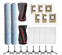 Accesorios de aspiradora para eufy para Omni C28 X12 Pro, kit de repuesto con bolsa de filtro de cepillo (B)