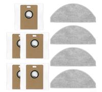 Accesorios de aspiradora para narwal para freo S - para almohadillas de fregona premium y kit de bolsas de polvo - Paños de microfibra con tecnología de sellado fuerte, rendimiento sin obstrucciones