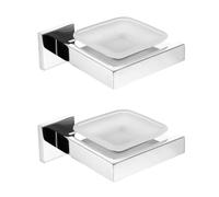 Accesorios de baño de Acero Inoxidable, portarrollos de Papel, toallero, Estante, Cepillo de Inodoro, Barra de Pared cromada, 2 jaboneras