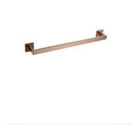 Accesorios de baño de Oro Rosa Cepillado Accesorios de baño Cuadrados Soporte de Papel higiénico Soporte para Toallas Barra Gancho para Bata Toallero, 1 Barra de 50 cm, 1