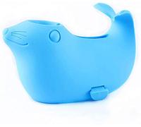 Accesorios de baño de silicona a prueba de colisiones para bañera de agua, protección innovadora para grifos de bebé, dibujos animados, cubierta de salida para grifo, 20 x 30 cm