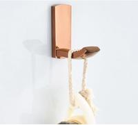 Accesorios de baño, Paquete Todo en uno, Toalla de Estilo Hotel, Soporte de Papel para Abrigos, Cepillo, latón Macizo de Oro Rosa, Gancho para Bata Individual