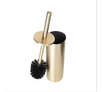 Accesorios de baño Portaescobillas de baño aleación Aluminio pie, sin ángulo Muerto, Herramientas(Gold)