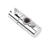 Accesorios de baño, soporte de barra deslizante de ducha, abrazadera ajustable, soporte universal de 18 a 25 mm, repuesto para el hogar (19 mm de diámetro)