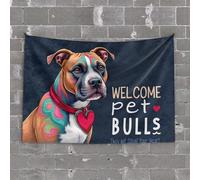 Accesorios de bar para hombre, cueva, bienvenida, toros de mascotas: Roba tu corazón, tapiz decorativo para pared, tamaño grande (100 x 150 cm)