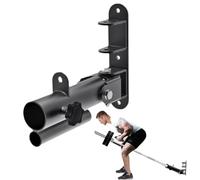 Accesorios de barra para sentadillas, base de barra de barra de montaje en pared, accesorio de fila de barra, estación de entrenamiento de pesas, accesorio de base de barra de equipo de fitness