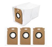 Accesorios de barrendero para Roborock H60 Hub Pro H50 Ultra, bolsas de polvo no tejidas con capacidad de 3.5 L, fácil reemplazo, compatible con vaciado automático, paquete de 10 (paquete de 4)