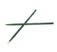 Accesorios de Batería, Baquetas de Batería de Tono Brillante de Sonido Fino para Jazz para Música Popular(Verde)