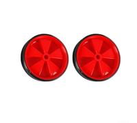 Accesorios de bicicleta para niños, par de ruedas de entrenamiento fiables para jóvenes jinetes (rojo)