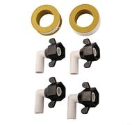 Accesorios de bomba de agua RV 1/2 x 1/4 codo de púas adaptador giratorio conector de manguera de nailon con cinta de sellado para fregadero de caravana sistema de bomba de mano