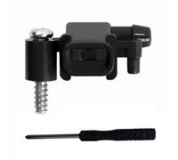 Accesorios de boquilla de pulverización para aspiradora, boquilla para tanque de agua de filtro para iRobot Braava Jet M6 240 241 244 Serie Accesorios Partes con destornillador (negro)
