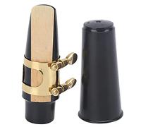 Accesorios de boquilla de saxofón, saxofón caña ABS hebilla de metal 5pcs para saxofón(negro)