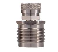 Accesorios de buceo Adaptador de válvula de tanque de buceo Conectores DIN300 Acero inoxidable DIN G5/8 Ajuste rápido Convertir 300bar/4500psi(Beige)