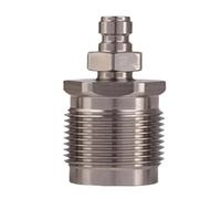 Accesorios de buceo Adaptador de válvula de tanque de buceo Conectores DIN300 Acero inoxidable DIN G5/8 Ajuste rápido Convertir 300bar/4500psi(Grey)