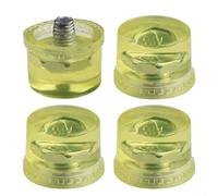 Accesorios de cabeza de martillo de goma 4 unids para herramientas de tracción de abolladuras automotrices núcleo de acero con goma elástica (30 mm)