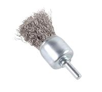Accesorios de cepillos de alambre para taladro, Cepillo de copa con rueda alambre, vástago 6 mm, cabeza cobre SS, for amoladora angular, varios tamaños(25 * 29 * 72mm)