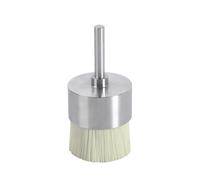Accesorios de cepillos de alambre para taladro, Cepillo de copa con rueda nailon y alambre, acero al carbono, grano 180-600, 5-42 mm, desbarbado piedra metálica(Grit600 Diameter22mm)