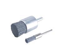 Accesorios de cepillos de alambre para taladro, Cepillos de copa nailon abrasivos acero al carbono, grano 120-800, 0,15-1,25 pulgadas for taladro(500Grit 0.31in(8mm))