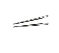 Accesorios de coche Compatible con Nissan Sylphy B17 Sentra 2012~2019, burlete for ventana, puerta, tiras selladas de vidrio, sellado impermeable cromado(Plating Rear 2pcs)