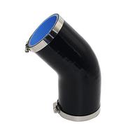 Accesorios de Coche Manguera De Tubería De Silicona Universal Manguera De Admisión De Aire Tubería De Inducción En Frío Intercambio De Tubería De Admisión Turbo Número De Pieza: GJG-45-BK(63MM)