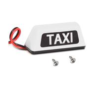 Accesorios de coche RC Decoración de luz LED de taxi para escala 1/8 y 1/10 HSP, Traxxas, Kyosho, Tamiya, Axial SCX10 RC piezas de actualización de coche (blanco)