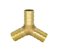 Accesorios De Codo Conector de lengüeta latón cruzado, accesorio for manguera 2, 3 y 4 vías for 4mm, 5mm, 6mm, 8mm, 10mm, 12mm, tubo neumático for aire agua para Manguera(Style3,6mm)