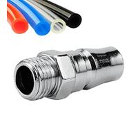 Accesorios de conexión rápida para herramientas neumáticas, adaptador de manguera de aire industrial tipo C, conector neumático de compresor, adaptador de rosca de liberación rápida, enchufe macho y
