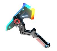 Accesorios de cosplay para adultos - Espada hacha transformadora ABS 43x4,2x12 cm | disfrazada con efecto de vibración y iluminación RGB con diseño de transformación, accesorio de juego de rol