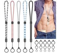 Accesorios de diálisis peritoneal, 5 piezas de cordón ajustable para el cuello de 23.6 pulgadas para diálisis PD, kit de transferencia de soporte de diálisis PD, suministros peritoneales de cinturón