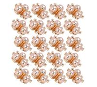 Accesorios de Diamantes de Imitación de Flores de Perlas, Broche de Diamantes, Joyería de Color, Puños, Ropa, Botón de Moda, 20 Piezas, Lentejuelas de Diamantes de Imitación
