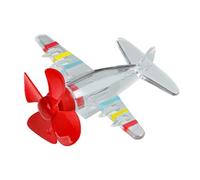 Accesorios de dirección, manillar de motocicleta| Scooter de avión de dibujos animados controlable, impulsado por viento, LED de 3 colores, accesorios de bicicleta impermeables para Road Mountain