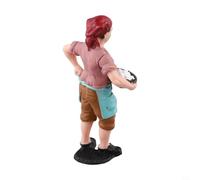 Accesorios de diseño ferroviario, figuras de agricultor y pastor, material de PVC para modelo temático de granja, tren, escenario, diorama y uso en miniatura (ZQ378)