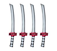 Accesorios de disfraces de cosplay animados, cuatro piezas, suministros ergonómicos realistas, accesorios de cosplay animado para Halloween, para Navidad, cumpleaños, fiestas al aire libre,