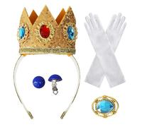 Accesorios de disfraz de genéricos | Juego con pendientes, broche y guantes, diadema de, para carnaval, cosplay, rendimiento en escenario, para tu novia o esposa