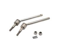 Accesorios de Eje Delantero y Trasero mejorados de Metal, rodamientos de vehículos completos compatibles con Coche MN Modelo 1/12 MN128 MN86 G500 RC(Front Drive Shaft)