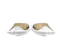 Accesorios de empuñadura de motocicleta, protector de mano para motocicleta, palancas de embrague de freno adecuadas para LONCIN VOGE 650DS, manillares de parabrisas de dedal delantero (color: blanco