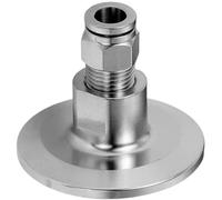 Accesorios de enchufe rápido de vacío KF de acero inoxidable 304, accesorios de tubería de bloqueo de empuje recto de rosca macho, 1 unidad(KF-16 8mm)