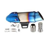 Accesorios de escape Accesorios Para Motocicletas Tubo De Escape Silenciador Acero Inoxidable 51 Mm Con Cubierta Para YAMAHA YZF-R6 MT-09(Blu)