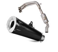 Accesorios de escape Para Suzuki GSX8R GSX-8S GSX 8R 2022-2024 2023 Conexión Del Tubo De Escape Delantero Con Silenciador Slip-on Motocicleta(Nero)