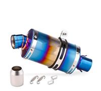 Accesorios de escape Silenciador De Escape General Para Motocicletas Para Yamaha Tmax 530 R3 R25, Para Kawasaki Para Ninja 400(Blu)