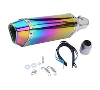 Accesorios de escape Silenciador De Escape Para Motocicleta 370 Mm Para Yamaha Para Suzuki(Colorful)