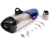 Accesorios de escape Silenciador Universal De 51 Mm Para Tubo Escape Motocicleta Para HONDA, CBR1000, Para SUZUKI GSXR1000(Black Colorful)