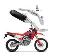 Accesorios de escape Silenciadores Slip-on De Acero Inoxidable Para Motocicleta Para Honda CRF300L (2021-2024, 2023 Y 2022) Con Protección Térmica(Nero)